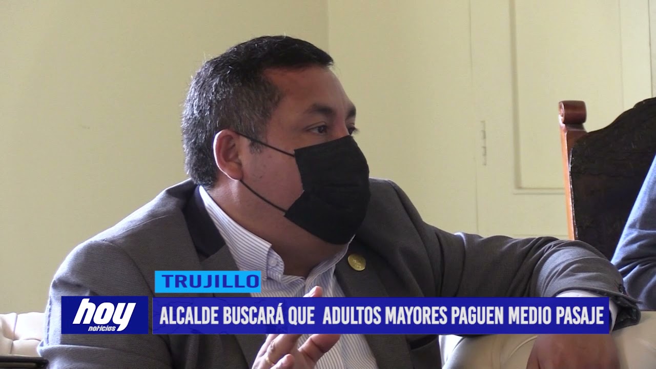 Alcalde buscará que  adultos mayores paguen medio pasaje