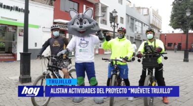 Alistan actividades del proyecto “Muévete Trujillo”