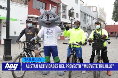 Alistan actividades del proyecto “Muévete Trujillo”