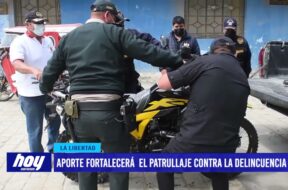 Aporte fortalecerá  el patrullaje contra la delincuencia