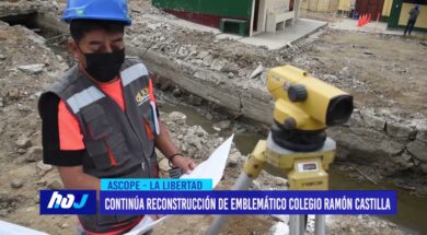 Ascope: Continúa reconstrucción de emblemático colegio Ramón Castilla