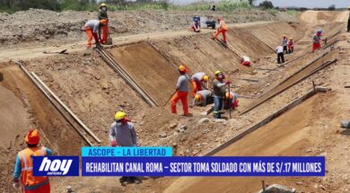 Ascope: Rehabilitan canal Roma, sector Toma Soldado con más de S/ 17 millones de soles