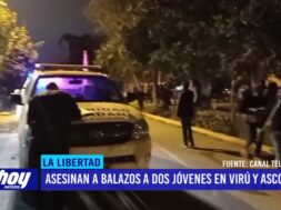 Asesinan a balazos a dos jóvenes en Virú y Ascope