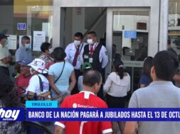 Banco de la Nación pagará a jubilados hasta el 13 de octubre