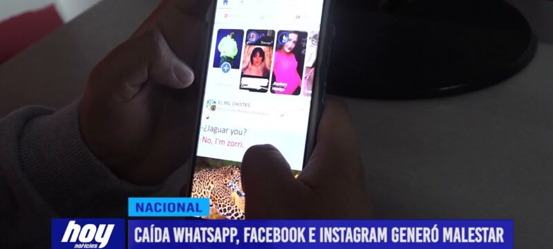 Caída WhatsApp, Facebook e Instagram generó malestar