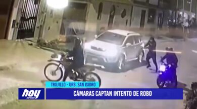 Cámaras captan intento de robo a camioneta