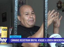 Cámaras registran brutal ataque a joven universitario