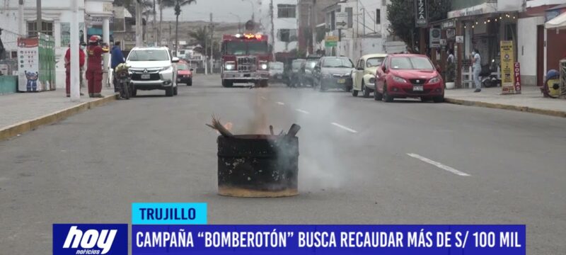 Campaña “Bomberotón” busca recaudar más de S/ 100 mil soles