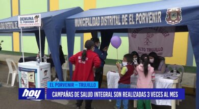 Campañas de salud integral son realizadas 3 veces al mes
