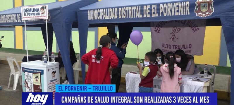 Campañas de salud integral son realizadas 3 veces al mes