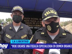 Carlos Céspedes: “Debe crearse una fiscalía especializada en crimen organizado”