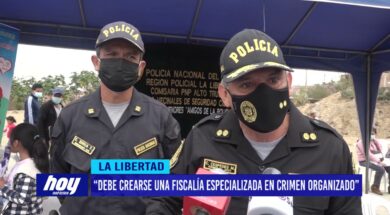 Carlos Céspedes: “Debe crearse una fiscalía especializada en crimen organizado”