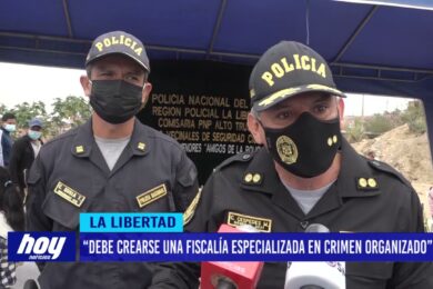Carlos Céspedes: “Debe crearse una fiscalía especializada en crimen organizado”