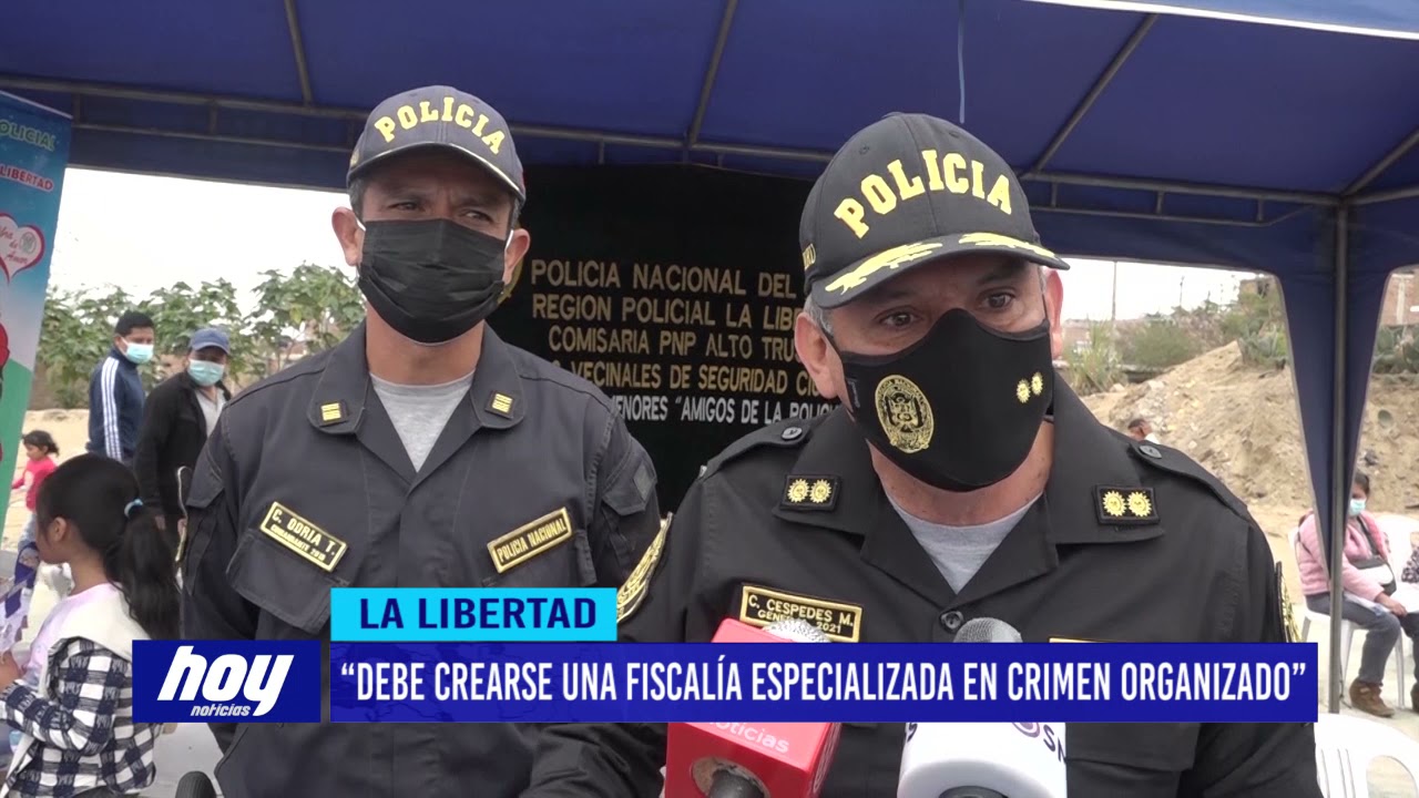 Carlos Céspedes: “Debe crearse una fiscalía especializada en crimen organizado”
