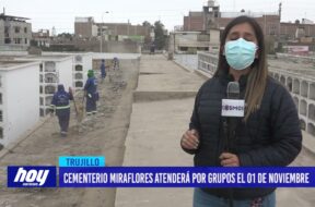 Cementerio Miraflores atenderá por grupos el 01 de noviembre