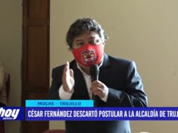César Fernández descartó postular a la alcaldía de Trujillo