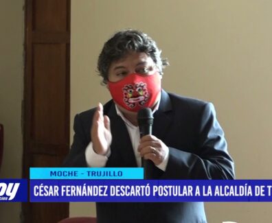 César Fernández descartó postular a la alcaldía de Trujillo