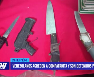 Chepén: Venezolanos agreden a compatriota y son detenidos por PNP
