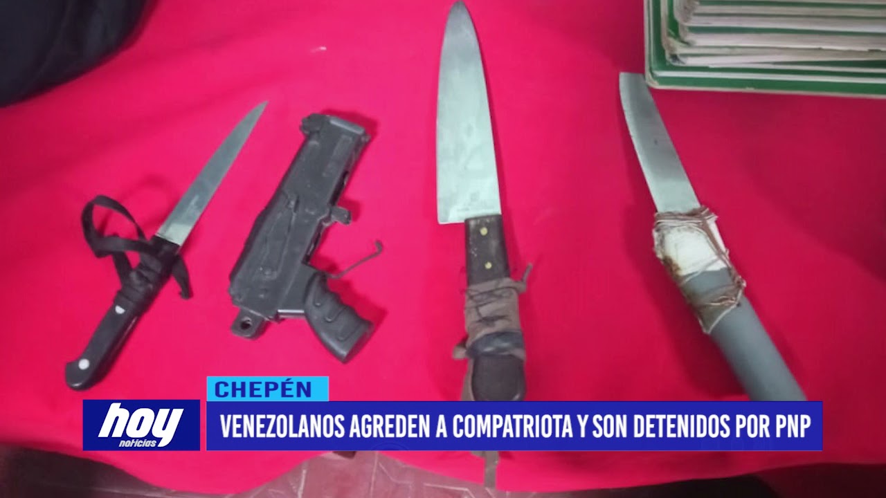 Chepén: Venezolanos agreden a compatriota y son detenidos por PNP