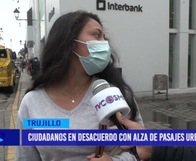 Ciudadanos en desacuerdo con alza de pasajes urbanos