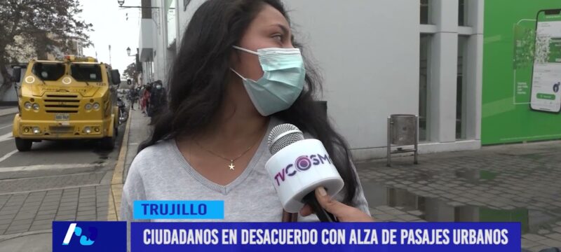 Ciudadanos en desacuerdo con alza de pasajes urbanos