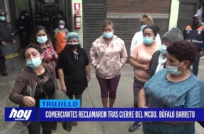 Comerciantes reclamaron tras cierre del mercado Búfalo Barreto