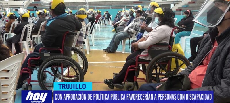 Con aprobación de política pública favorecerían a personas con discapacidad