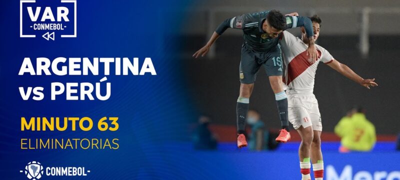 Conmebol publicó el audio del VAR tras el penal contra Jefferson Farfán ante Argentina