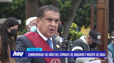 Conmemoran 142 años del Combate de Angamos y muerte de Grau