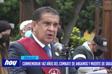 Conmemoran 142 años del Combate de Angamos y muerte de Grau