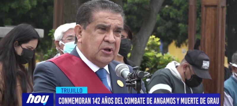 Conmemoran 142 años del Combate de Angamos y muerte de Grau