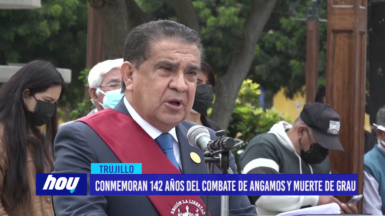 Conmemoran 142 años del Combate de Angamos y muerte de Grau