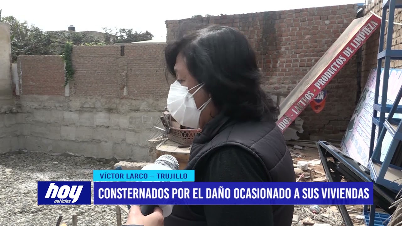 Consternados por el daño ocasionado a sus viviendas