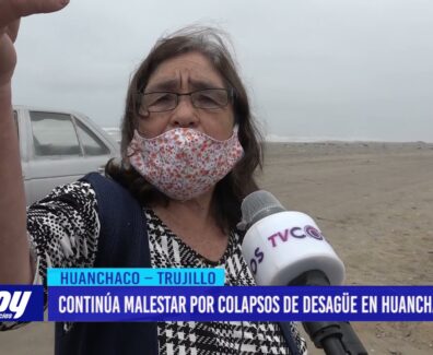 Continúa malestar por colapso de desagüe en Huanchaquito