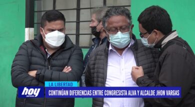 Continúan diferencias entre congresista Alva y alcalde Jhon Vargas
