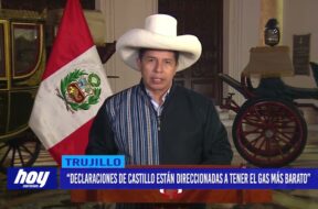“Declaraciones de Castillo están direccionadas a tener el gas más barato”