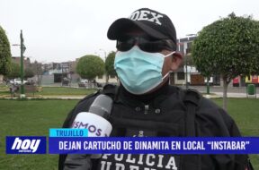 Dejan cartucho de dinamita en local “Instabar”