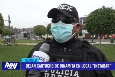 Dejan cartucho de dinamita en local “Instabar”