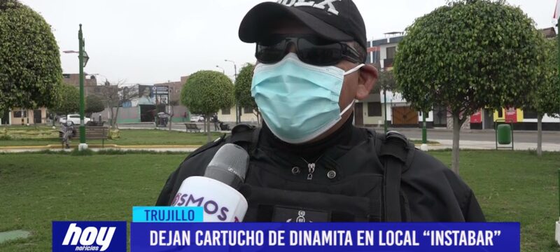 Dejan cartucho de dinamita en local “Instabar”