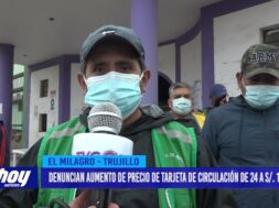 Denuncian aumento de precio de tarjeta de circulación de 24 a S/ 112 soles