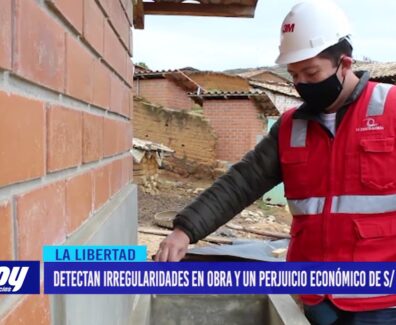 Detectan irregularidades en obra y un perjuicio económico de S/ 550 mil soles