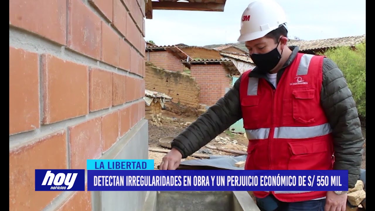 Detectan irregularidades en obra y un perjuicio económico de S/ 550 mil soles