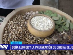 Doña Leonor y la preparación de chicha de jora