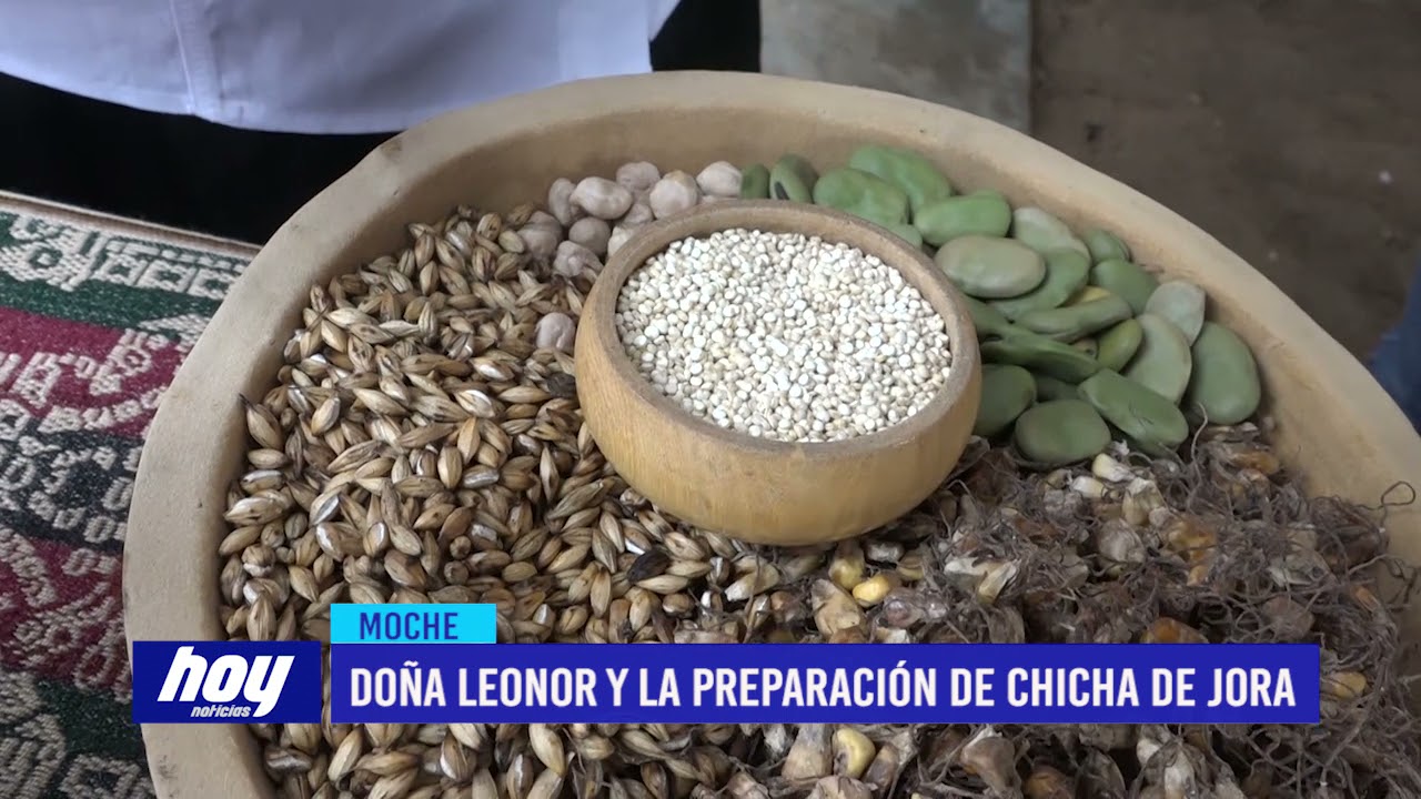 Doña Leonor y la preparación de chicha de jora