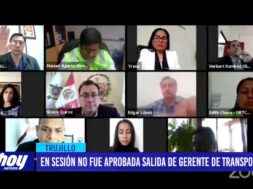 En sesión no fue aprobada salida de gerente de transporte