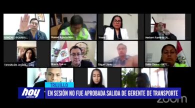 En sesión no fue aprobada salida de gerente de transporte