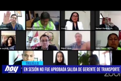 En sesión no fue aprobada salida de gerente de transporte