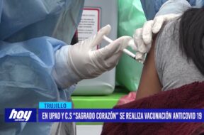 En UPAO y C.S. “sagrado corazón” se realiza vacunación anticovid 19