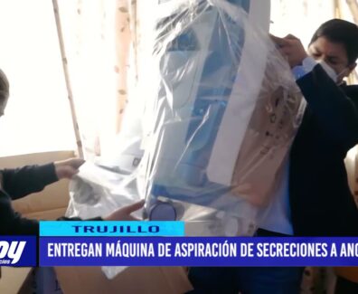 Entregan máquina de aspiración de secreciones a Angeline