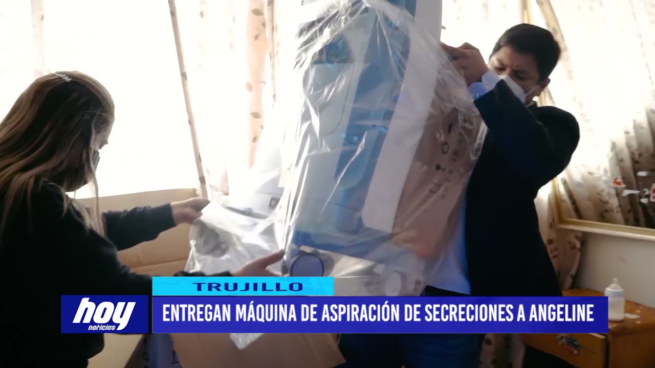Entregan máquina de aspiración de secreciones a Angeline
